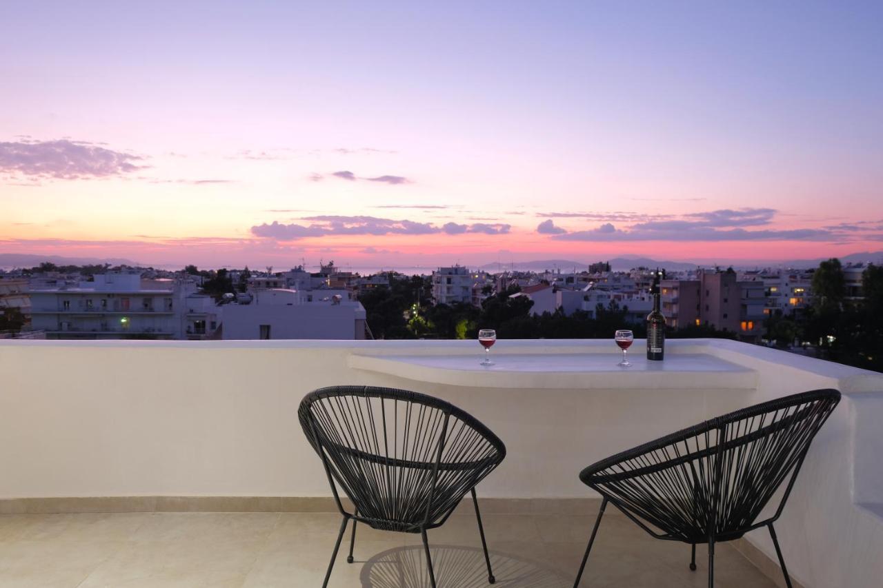 Amazing Suite At Glyfada With Sea View & Jacuzzi Athen Eksteriør bilde
